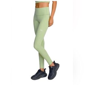 RVCA Green High-Waisted Leggings